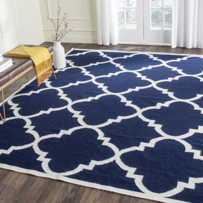Valenzuela Geometric Wool Hand Woven Area Rug