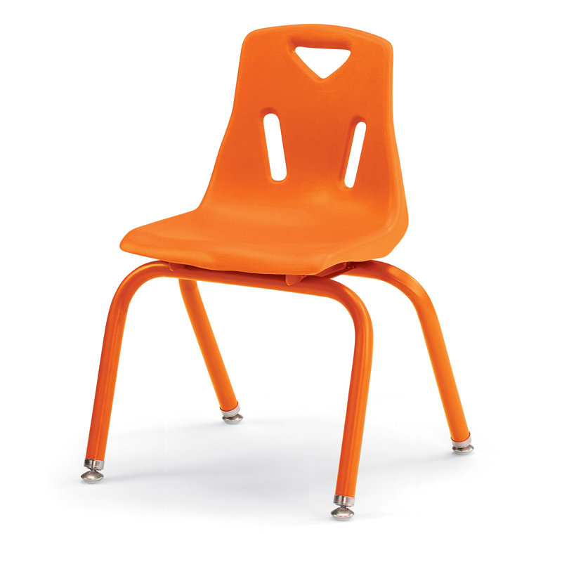 Chaise empilable Berries®, Thermolacquée, Orange, 12 po