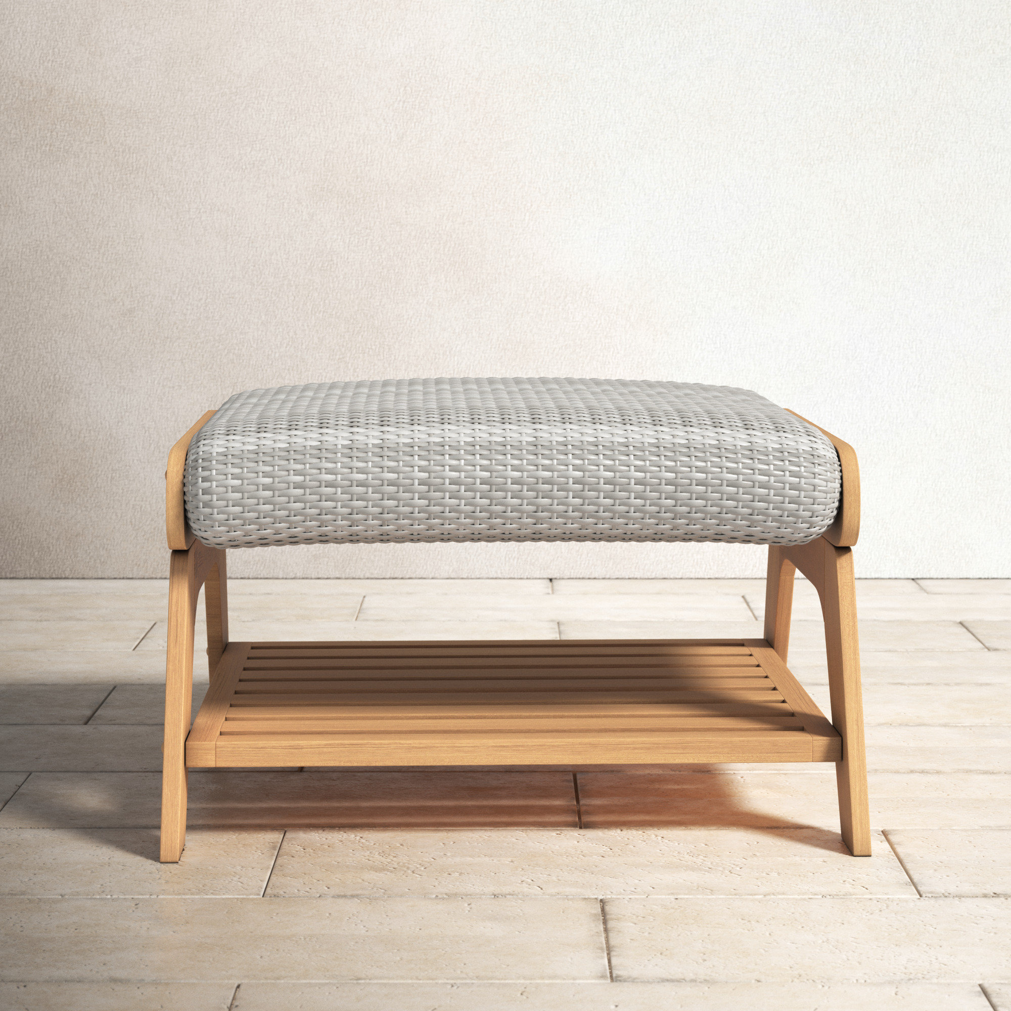 Birch Lane™ Dezi Outdoor Ottoman Wayfair