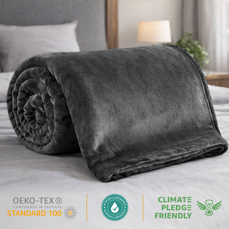 Machine Woven Throw Blanket, 230cm x 270cm