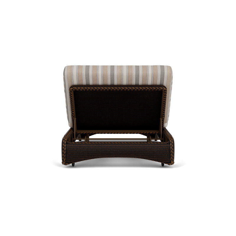 Universal Loom Accessories Outdoor Chaise Lounge, Mink, Purveyor Pewter