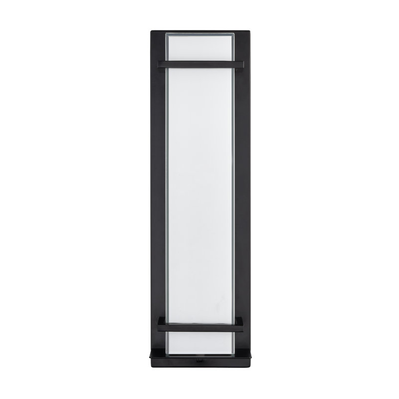 Krishanna Integrated LED Outdoor Wall Sconce, 20" H x 6" W x 3.5" D