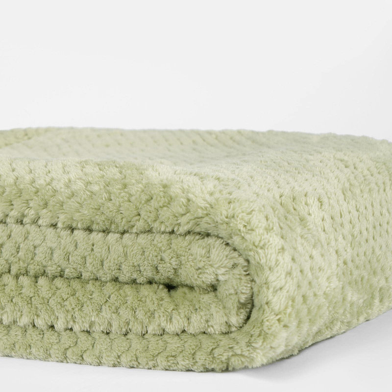 Kimran Throw Blanket, W150 x L200cm, Duck Egg