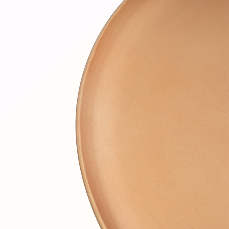 Petite table de bout ronde dorée