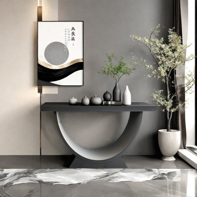 Console moderne minimaliste, H 35,43 po x l 43,31 po x P 13,78 po