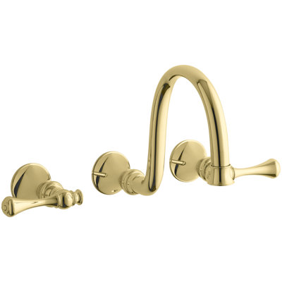 Revival Double Handle Wall Mounted Tub Spout Trim