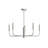 Reines 5-Light Brushed Nickel Medium Chandelier-127380277-130106213