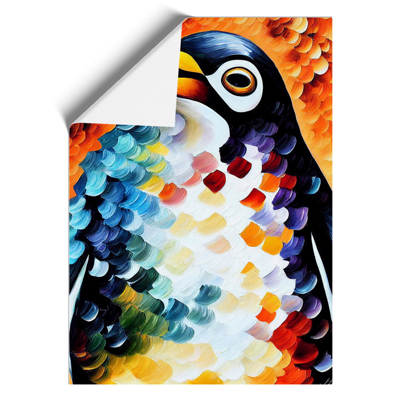 Penguin Portrait No.2 - Wall Art, Paper, 59.4cm H x 42cm W, No Matte