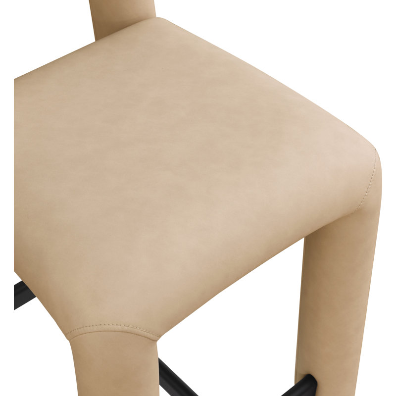 Amari Stool, Vegan Leather, Tan