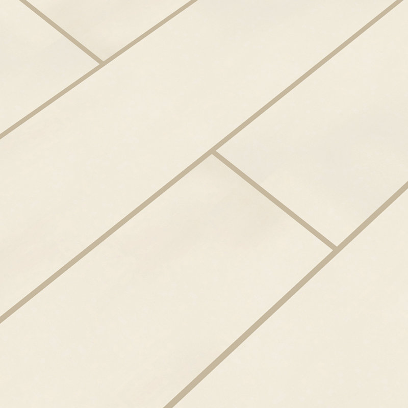 Carreau de plancher et de métro en céramique lustrée 4 po x 16 po Se segment Linen