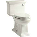Memoirs Elongated 1.28 GPF Toilet with Aquapiston Flush Technology and Left-Hand Trip Lever