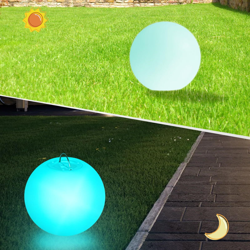 Swimming Pool Floating Pool Lights 2 Pack 16 Ribbon Remote Control IP68 LED Light Hot Tub Kids Pond Night Light For Swimming Pool Beach  Party Decoration