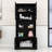 Wood Freestanding Bathroom Storage Cabinet with Adjustable Shelves and Multi-Layer Open Shelves-105280997