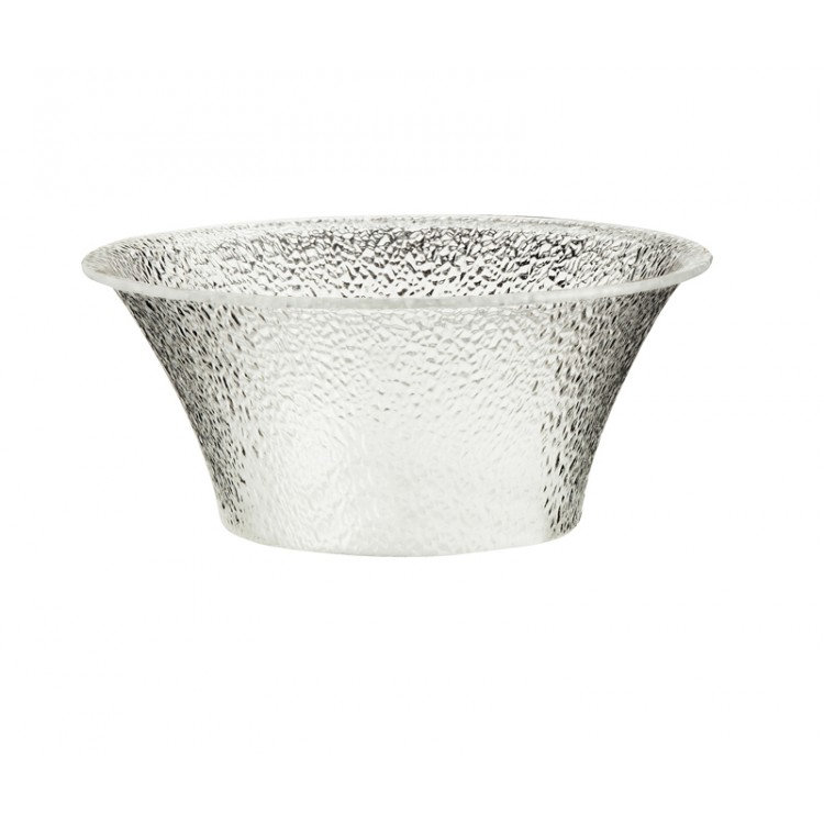 10 1/4" Clear Acrylic Pebble Bell Bowl