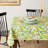 Red Barrel Studio® European Lemon Citrus Floral Pattern, Polyester Woven Printed Fabric, Yellow, 60 Inch Round, Seats 4 To 6 People, Tablecloths-347654514
