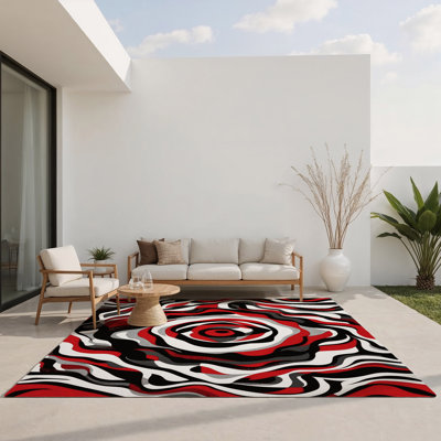 Tapis intérieur et extérieur Twilight Fracture