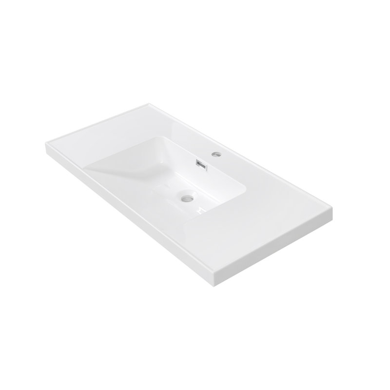 Plateau de meuble-lavabo 39,4 po