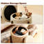 Repose-pieds avec rangement 24,6 po et plateau en bois-1174896926