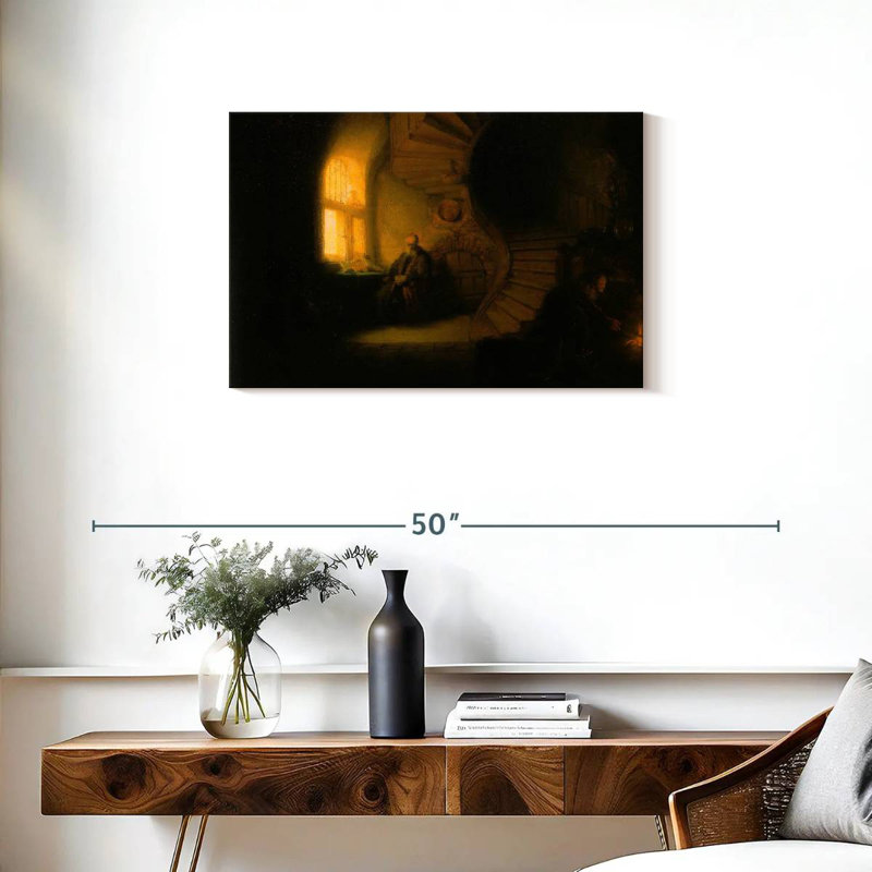 Leisha Philosopher In Meditation, 20" H x 30" W