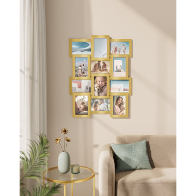 Collage Picture Frames, 12 Frames For 4X6 Photos, Collage Photo Frames For Wall, Multi Frames, Wall Decor