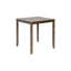 Ensemble de table de salle à manger 5 pièces, ensemble de table de salle à manger carrée en bois pour 4 personnes, ensemble de table de cuisine à hauteur de comptoir avec table carrée et 4 chaises rembourrées pour petit espace, noyer-1425476916