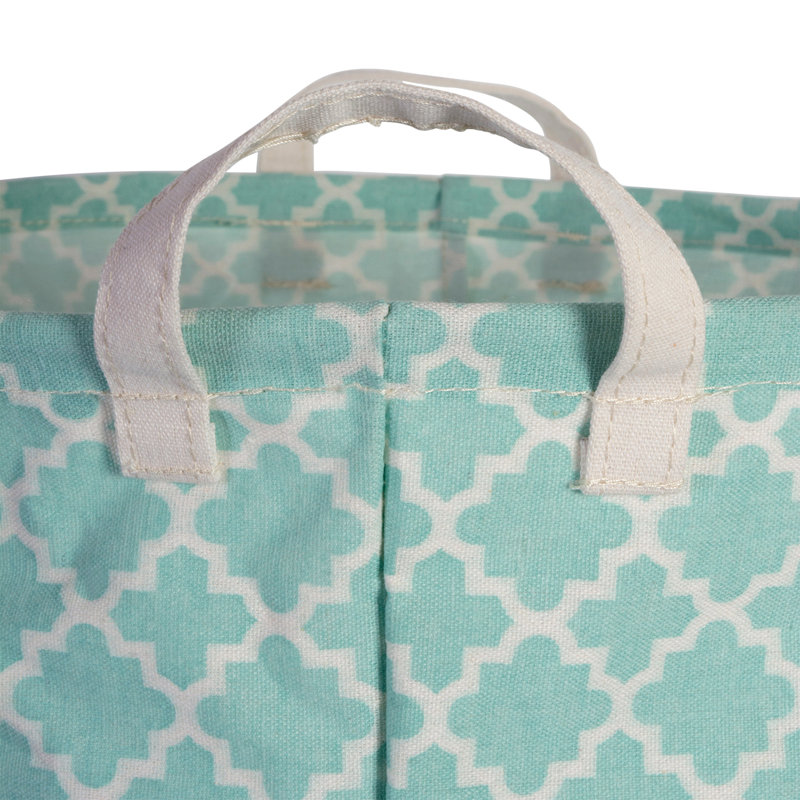 Sedgwick Fabric Laundry Hamper with Handles, Extra Large ( 10.5" H x 17.5" W x 12.5" D ), Blue