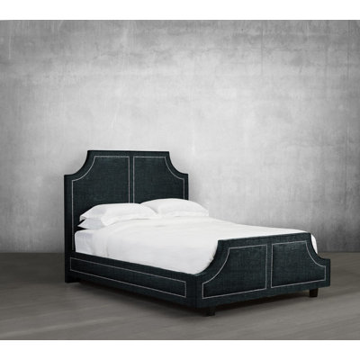 Lit plateforme en tissu d’ameublement Stoller
