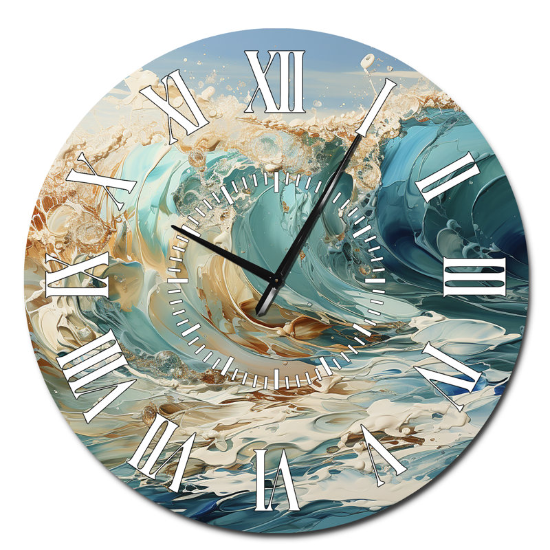 Horloge murale Ocean Charm, Surdimensionné