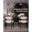 Boucle Upholstered Dining Chairs (Set of 4)-1050649027