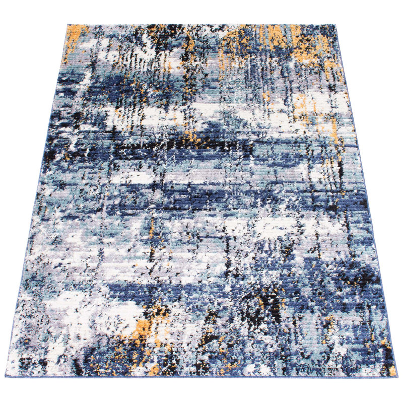Abstract Indoor Rug, Rectangle 3'11" x 5'11"