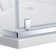 Capri 38'' W 79'' H Framed Neo-Angle Reversible Shower Kit in Chrome