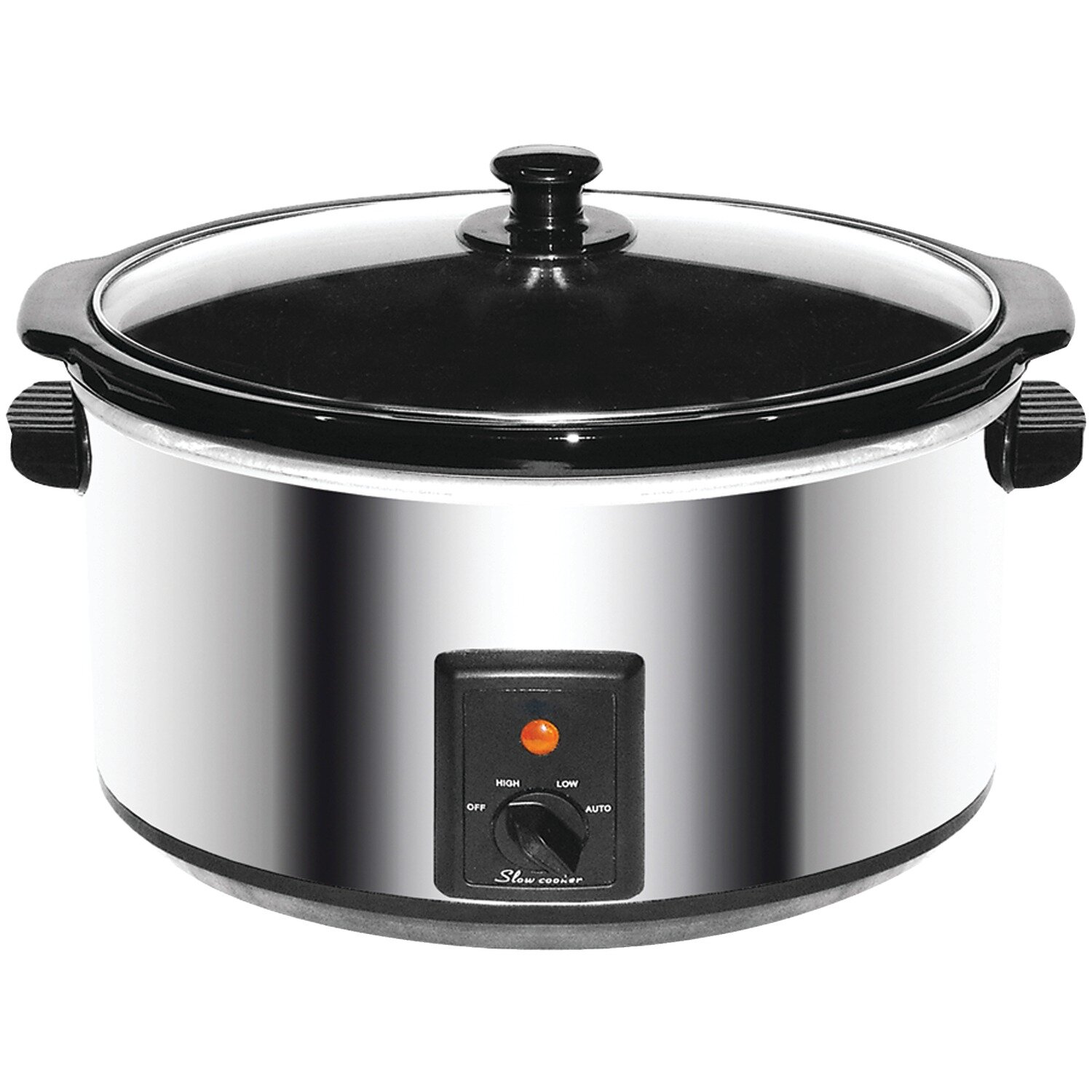 Brentwood SC-170S 8 quart Slow Cooker, Silver