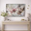Abstrait, impression de composition florale abstraite, photos de salon romantique, impression sur toile encadrée-126055124-126055130