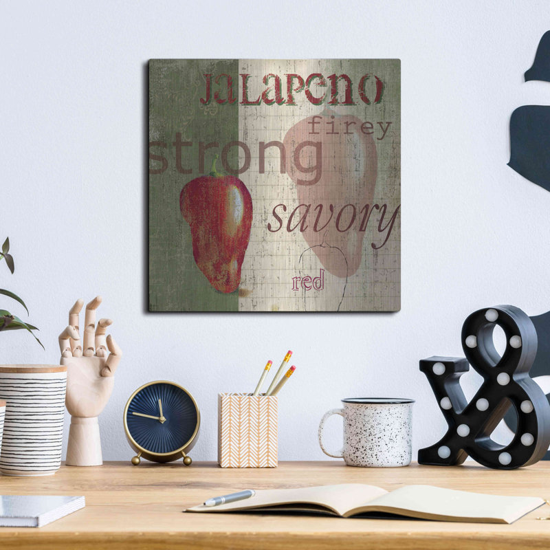 " Jalapeno " by Unknown JD, 12" H x 12" W