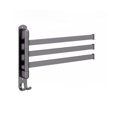 Flexispace 180° Rotatable Balcony Clothes Rack
