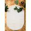 Tapis blanc à poils longs Hammersmith-86782809