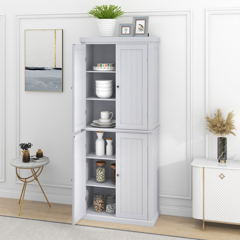 Lapine Kitchen Pantry, White