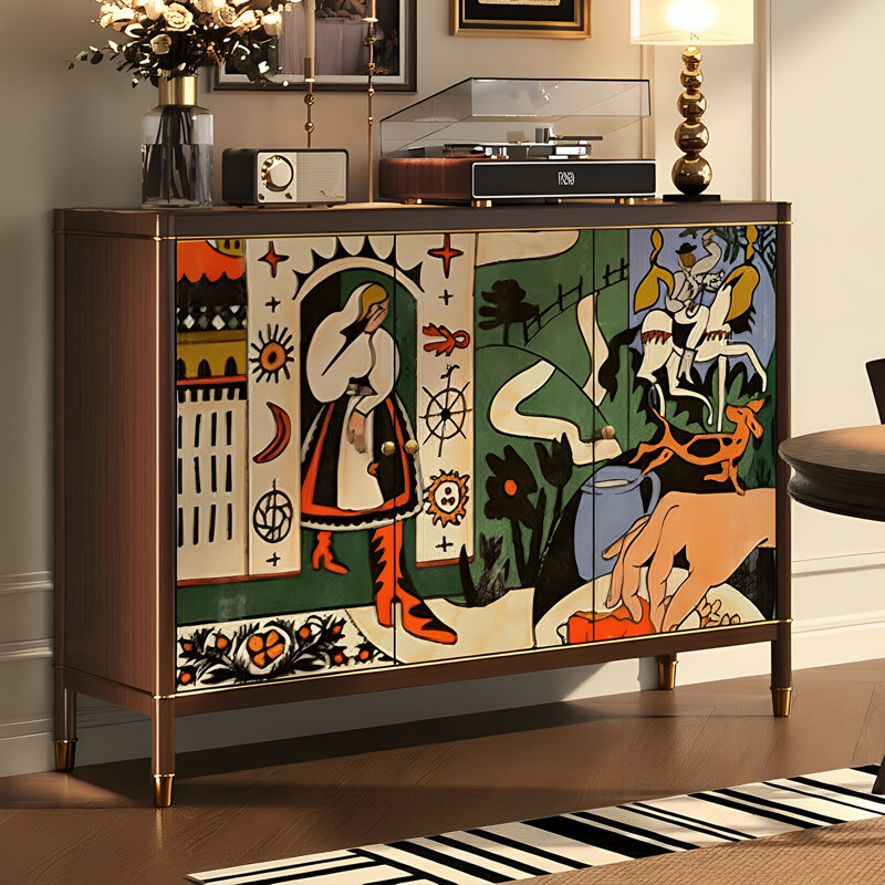 Art sense light luxury advanced sideboard