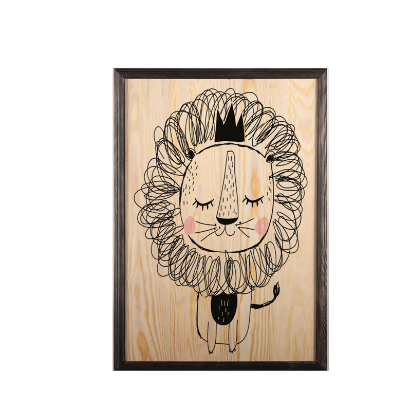 Anonymous - Single Picture Frame Painting on Wood, 70cm H x 50cm W x 1.5cm D