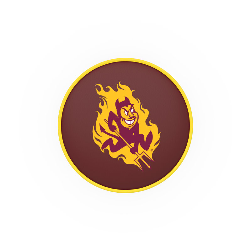 NCAA Swivel Bar & Counter Stool, Counter Stool (25" Seat Height), Arizona State (Sparky)
