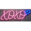 Enseigne néon Xoxo - 10 po x 28 po