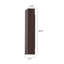 Rustic Walnut Dimmable Led Wall Light