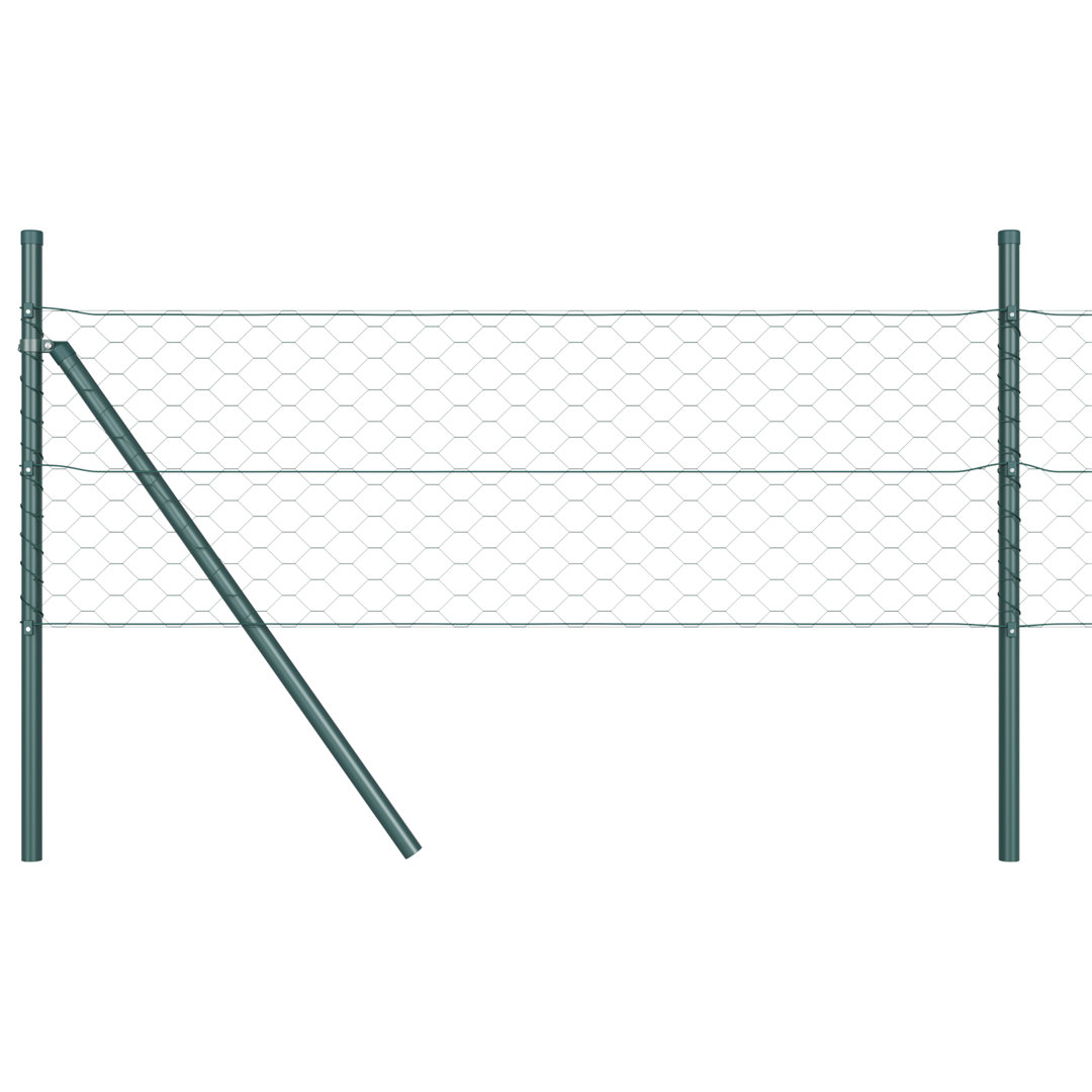 Vidaxl Hexagon Fence Steel