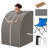 Costway 1 - Person Traditional Steam Sauna with Remote Control-56126677