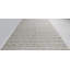 Hand Knotted Striped Area Rug in Gray