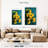 Harnek Daffodils On Teal-108505609