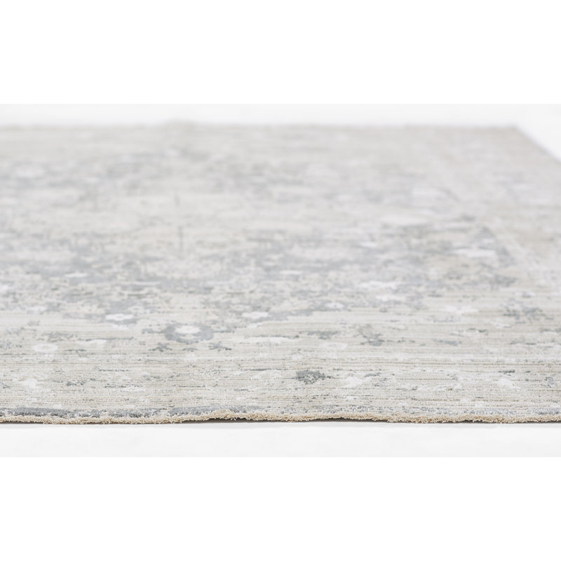 Pannie Viscose Oriental Indoor Rug, Rectangle 7'10" x 10'10"