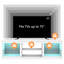 Modern Detachable Fireplace TV Stand, RGB, Black or White, 168x40x56cm, MDF & Metal, Living Room-1670152393-1671185318