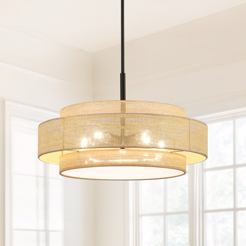 Roelke 5 - Light Dimmable Drum Chandelier