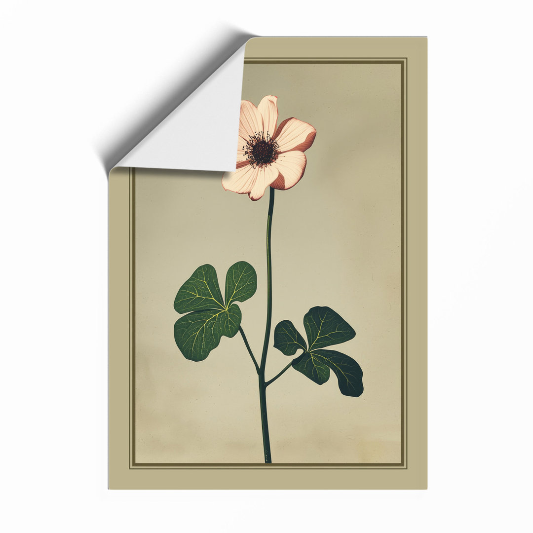 Delicate Bloom Botanical - Framed Print